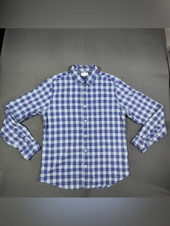GAP Other - GAP Men's Medium Standard Fit Long Sleeve Plaid Button Down Shirt Blue